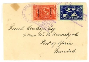 COPERTINA LINDBURGH SOVRASTAMPA SUL 1930 PANAMA A TRINADAD - Foto 1 di 1