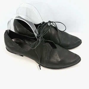 Cydwoq Vintage Leather Granny Shoes Booties Black 37 US 7 Hand Sculpted in USA - Picture 1 of 9
