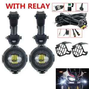 For R1200GS Adventure F800GS F700GS F650 K1600 LED Fog Lights Lamps Relay - Picture 1 of 11