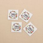 96pcs Ironing Labels Personalized Brand Logo Text Custom Design Clothing Tags