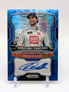 Drew Dollar 2022 Panini Prizm Racing Sensational AUTO BLUE HYPER PRIZM #'D /50 - Picture 1 of 10