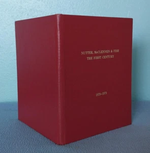 1879-1979 Nutter McClennen Fish Law Firm 100-Yr History Boston business 539/1000 - Picture 1 of 7