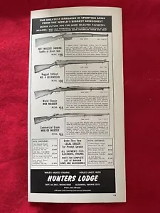 Anuncio impreso publicitario de pistolas deportivas Hunters Lodge 1970 vintage - Imagen 1 de 7