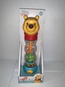 Disney Baby Winnie The Pooh Plastica Rainmaker Sonaglio Giocattolo Si Illumina Nuovo 12m + ⭐️ - Foto 1 di 5