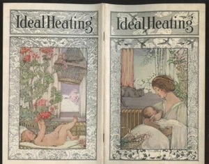 1912 IDEAL HEATING ADVERTISING AMERICAN RADIATOR COMPANY BOILERS HOME FURNACES++ - Picture 1 of 6