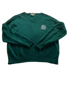Vintage Pullover Dorchester R.F.C. 100% Lammwolle waschbar grün Größe 44 - Bild 1 von 10