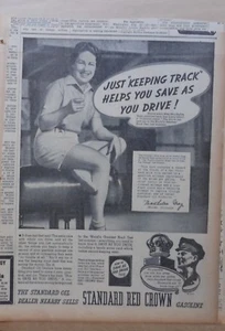 1937 newspaper ad for Standard Red Crown Gas - Marthalou Gray of Harvey Illinois - Picture 1 of 1