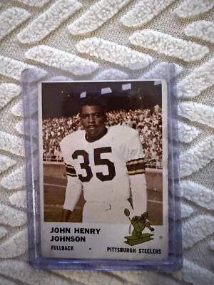 1961 Fleer - #118 John Henry Johnson NFL Hall Of Famer  - Image 1 of 2
