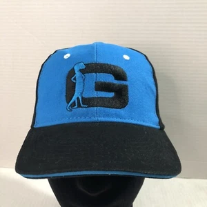 Sombrero Geico Gecko Correa Negro Azul Bordado Logo Ajustable Seguro NUEVO - Imagen 1 de 9