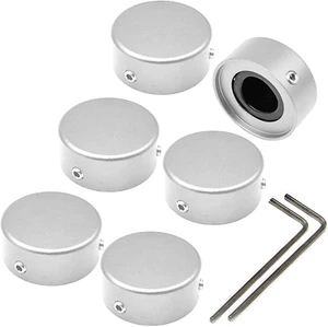 Footswitch Topper Guitar Pedal Button Caps with 3 Set Screws and Protective - Picture 1 of 12