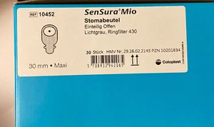 Coloplast Sensura Mio 10452 Stomabeutel 1 teilig. 30mm Lichtgrau 30stk NEU OVP - Bild 1 von 2
