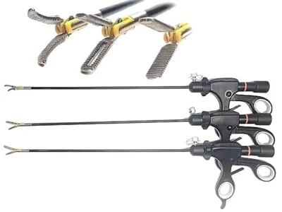 Juego de Disector Bipolar Laparoscópico Maryland Curvo Fenestrado 5mm 330mm 3 piezas Foto 1 de 4