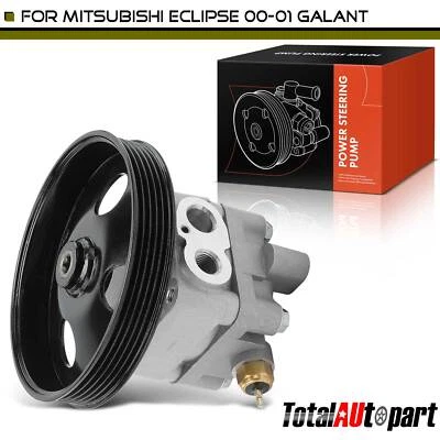 Power Steering Pump with Pulley for Mitsubishi Eclipse 2000-2001 Galant L4 2.4L - Image 1 of 4