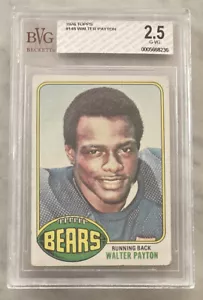 1976 TOPPS WALTER PAYTON ROOKIE RC #148 BGS 2.5 G-VG CHICAGO BEARS HOF CENTERED - Picture 1 of 2