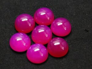  Natural Rani Chalcedony Round Cabochon 7x7MM To 12x12MM Loose Gemstones
