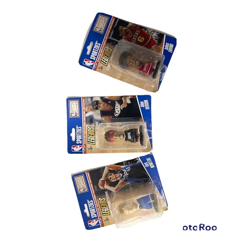 Allen Iverson, Julius Erving, And Dirk Nowitski NBA Legend Sportzies Cover