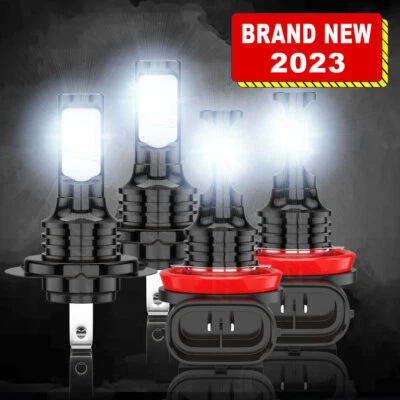 Combo de faros LED de haz alto y bajo para Volvo XC60 2010-2017 4X H7 H11 Foto 1 de 4