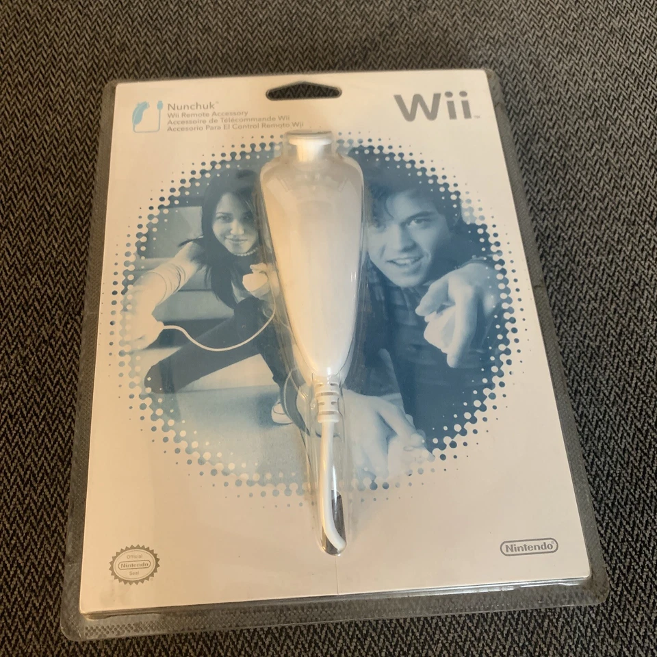 Nintendo Wii ANWGNW Wired Nunchuk Controller - White