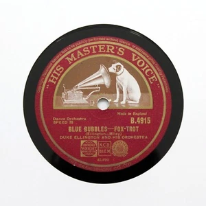 DUKE ELLINGTON & HIS COTTON CLUB ORCHESTRA "Blue Bubbles" (E+) HMV B-4915 [78] - Picture 1 of 2