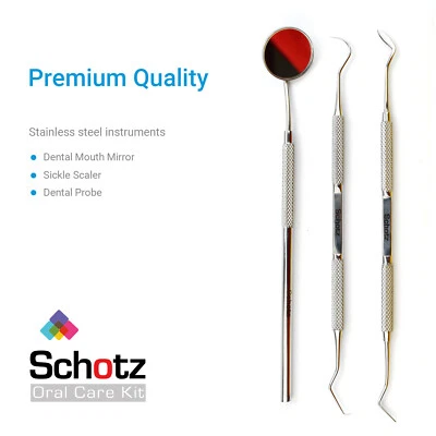 Schotz Teeth Whitening Kit Dental Oral Care Hygiene Cleaning Pick Scale Home Use