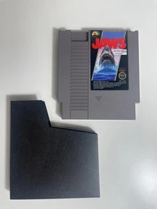 Jaws Nintendo NES Authentic Clean Tested w Dust Cover Excellent - Picture 1 of 7