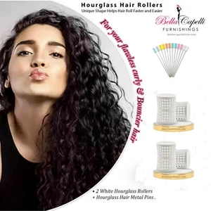 20% OFF - 2 Pack of WHITE (Pack of 6 pieces) + Bag of 25 Hourglass Metal - Picture 1 of 8