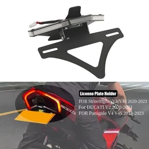 Kennzeichenhalter LED Rücklicht Fender Eliminator für DUCATI Panigale V4 V4S - Bild 1 von 12