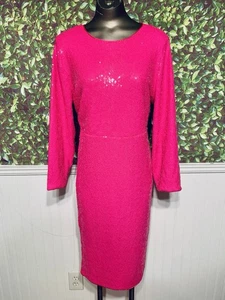 Vestido Torrid At The Knee Lentejuelas Fuerte Hombro Talla Grande 12 - Imagen 1 de 6