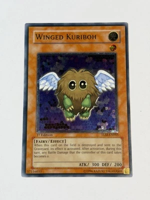 Yugioh Winged Kuriboh TLM-EN005 终极罕见第 1 版近乎完好 — 第 1/4 张图片