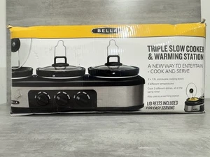 Bella Triple Slow Cooker und Warmstation - Bild 1 von 8