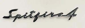 Vintage Triumph Spitfire 4 Side Panel Interior Metal Emblem Name Badge USA - Picture 1 of 8