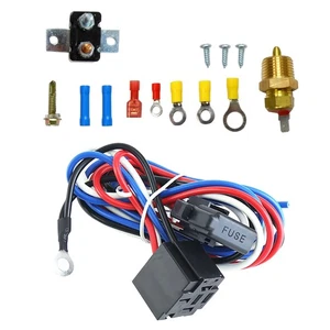3/8" 175-185 Engine Fan Thermostat Temperature Relay Switch Sensor Repair Part - Picture 1 of 8