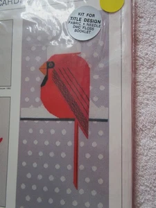 Cool Cardinal Counted Cross Stitch Kit Series 1/ Bk 1 (1974, C. Harper in Stitch - Picture 1 of 3
