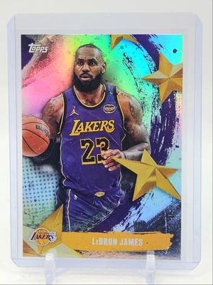 LEBRON JAMES 2025-26 TOPPS STARS OF THE NBA RAINBOW LAKERS Q5588 - Image 1 of 2