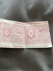 Ticket - West Ham United V Crystal Palace  - 13/8/89 Alan Devonshire Testimonial