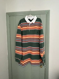 BNWT Men’s Ralph Lauren Striped Rugby Top Long Sleeve Size 2XL - Picture 1 of 6