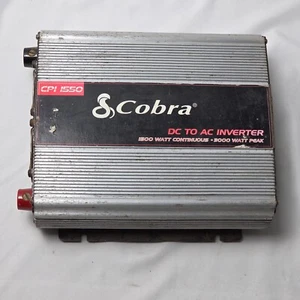 Cobra Inverter DC To AC CPI 1550/ 1500 Watt Continuous 3000 Watt, Untested READ - Picture 1 of 8