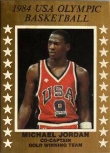 MINT 1984 MICHAEL JORDAN Basketball USA Olympic Rookie RC GOLD Card