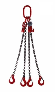 7mm, 8mm,10mm & 13mm Lifting Chain Slings 1, 2 & 4 Leg with or without Shortners - Picture 1 of 10