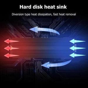 Solid State Hard Drive NVME Heat Sink Cooler Aluminum for Desktop M.2 SSD 2280 - Afbeelding 1 van 12