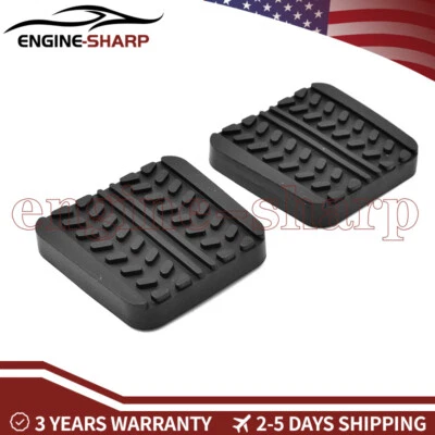 2Pcs Brake Clutch Pedal Pads Cover For Mazda RX-7 323 626 929 B2000 B2200 B2500 Foto 1 de 4