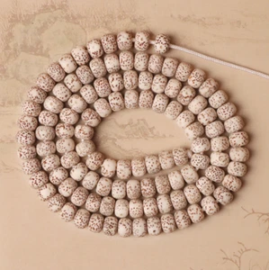 8X10mm Buddhist Buddha 114 Prayer Beads Bracelet Necklace Mala Beads Meditation - Picture 1 of 10