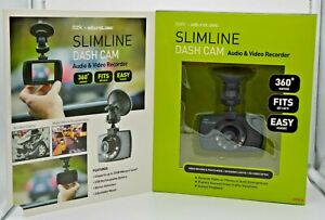 SlimLine Dash Cam Audio and Video Recorder Itek by Soundlogic  NEW