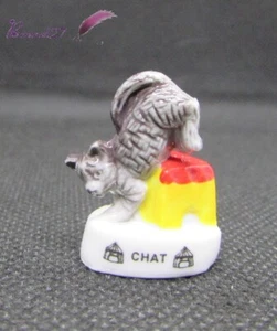 Feve Animaux de Cirque Edition Atlas " Le Chat " Cat Katze circus #C53 - Imagen 1 de 2