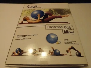 New Cap Fitness Exercise Ball 65cm with Foot Pump - Picture 1 of 1