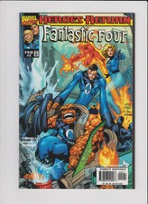 FANTASTIC FOUR #2 MARVEL COMICS 1998 VF COMBINE SHIP WITH CART