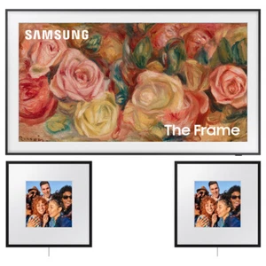 Samsung 65 inch The Frame QLED 4K Smart TV 2024 with 2x Frame Smart Speaker - Picture 1 of 10