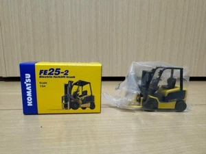 Komatsu FE25-2 Electric Forklift Pullback Toy Model 1:54 Scale Collectible - Picture 1 of 2