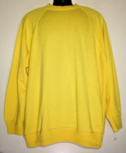 MALO Sport Men's 54 XL 100% Cashmere Canary Yellow Crewneck Sweater Italy - Picture 1 of 8