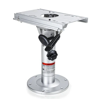 NORTHCAPTAIN Adjustable Aluminum Marine Boat Seat Pedestal with Slide,Silver - Image 1 of 4